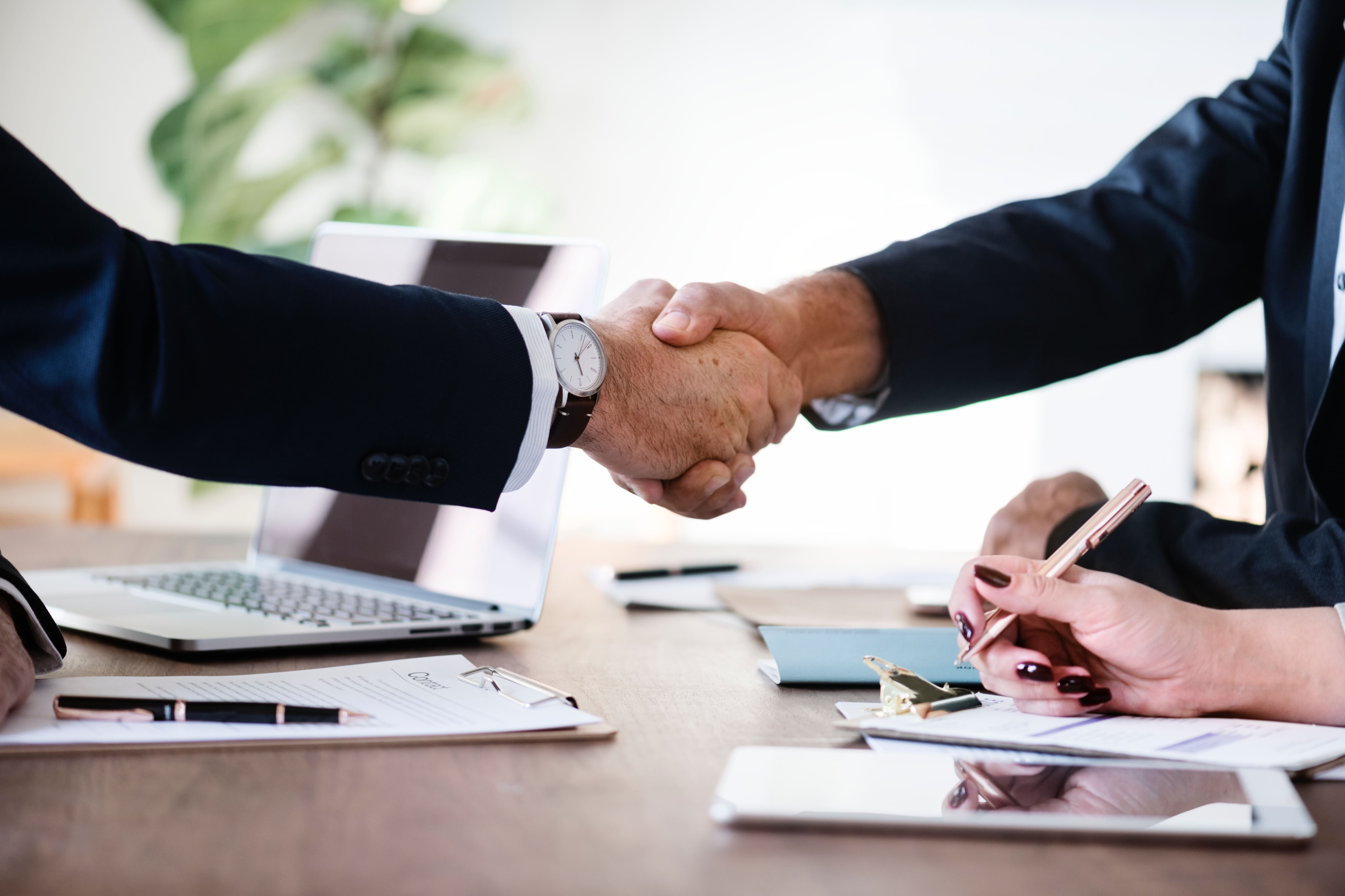 business men networking